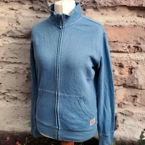 Mens Levi Strauss & Co LEVIS BLUE Zip Cardigan Small 36" 10 uk Lightweight - Picture 3 of 7